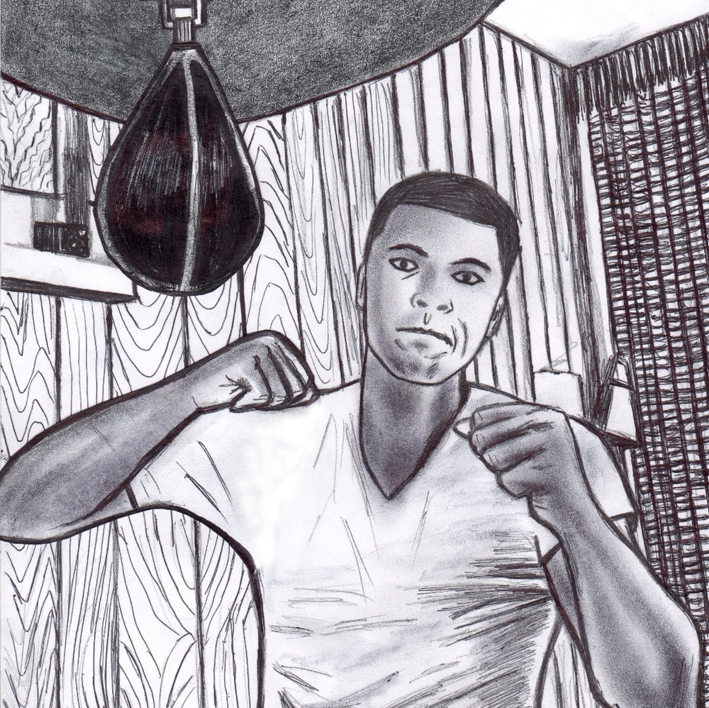 Home decor Art PRINT on paper "Ali"
